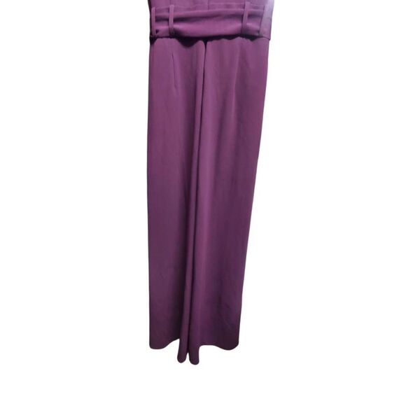 Shelby and Palmer Sleeveless V Neck Split Flare Leg Jumpsuit, Size 14 - Picture 4 of 12